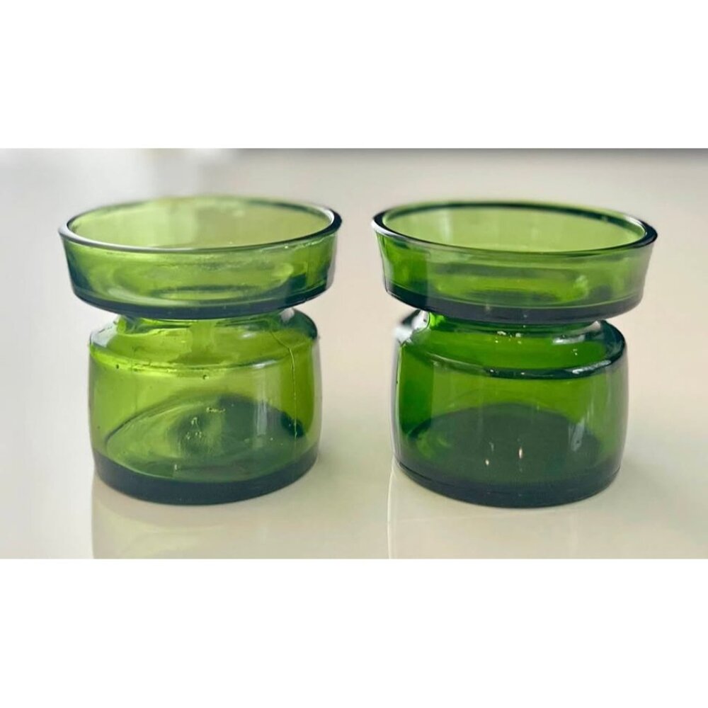 VTG- 2 Danish Dansk Candle Holder Jens Quistgaard Tealight Votive Candle Glass